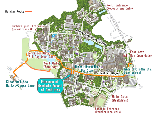 Suita Campus Map